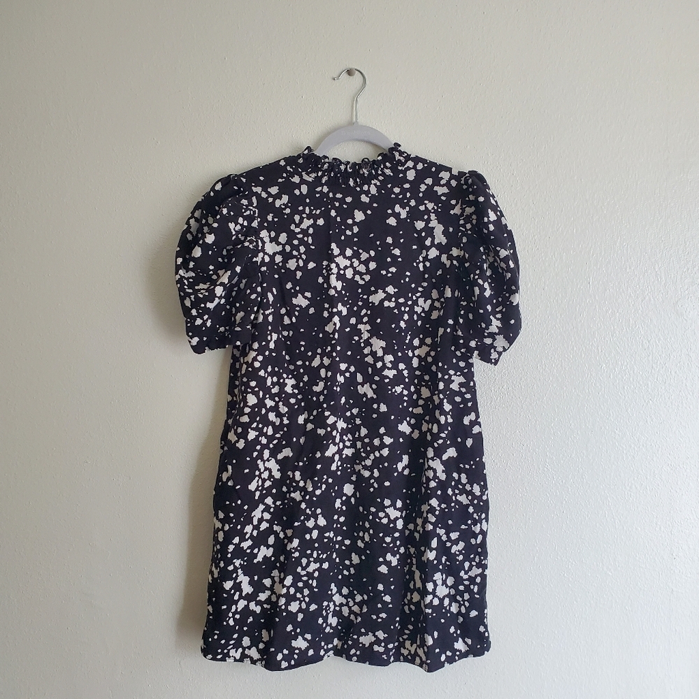 Who What Wear linen trapeze dress